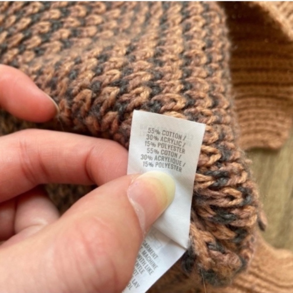 Aerie leopard knit sweater - Picture 6 of 7